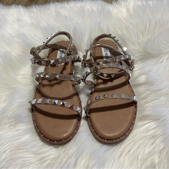 Steve Madden Women's Travel Flat Sandal Size 7 1/2 - Picture 1 of 7